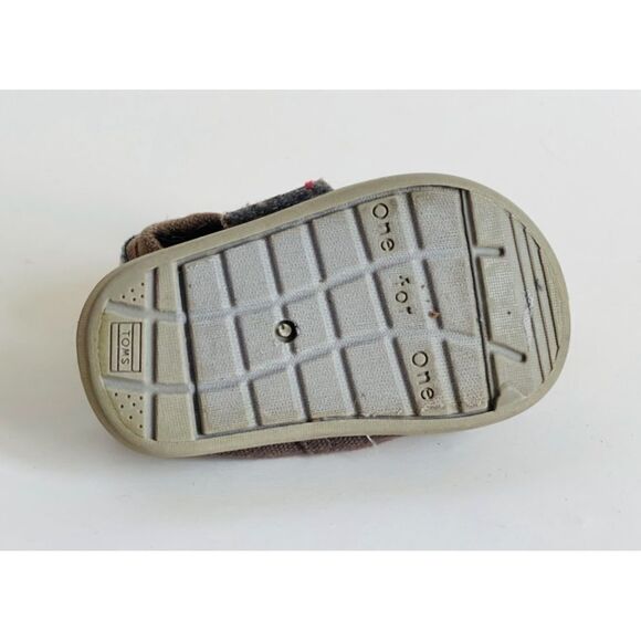 Infant Unisex Tiny Toms Canvas Shoes - Sz T3 - Picture 2 of 2